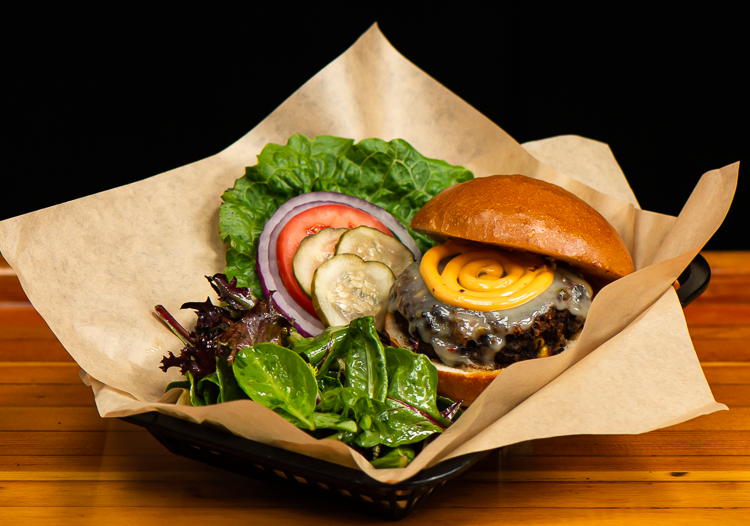 Order Black Bean Burger food online from Southern Pacific Brewing store, San Francisco on bringmethat.com
