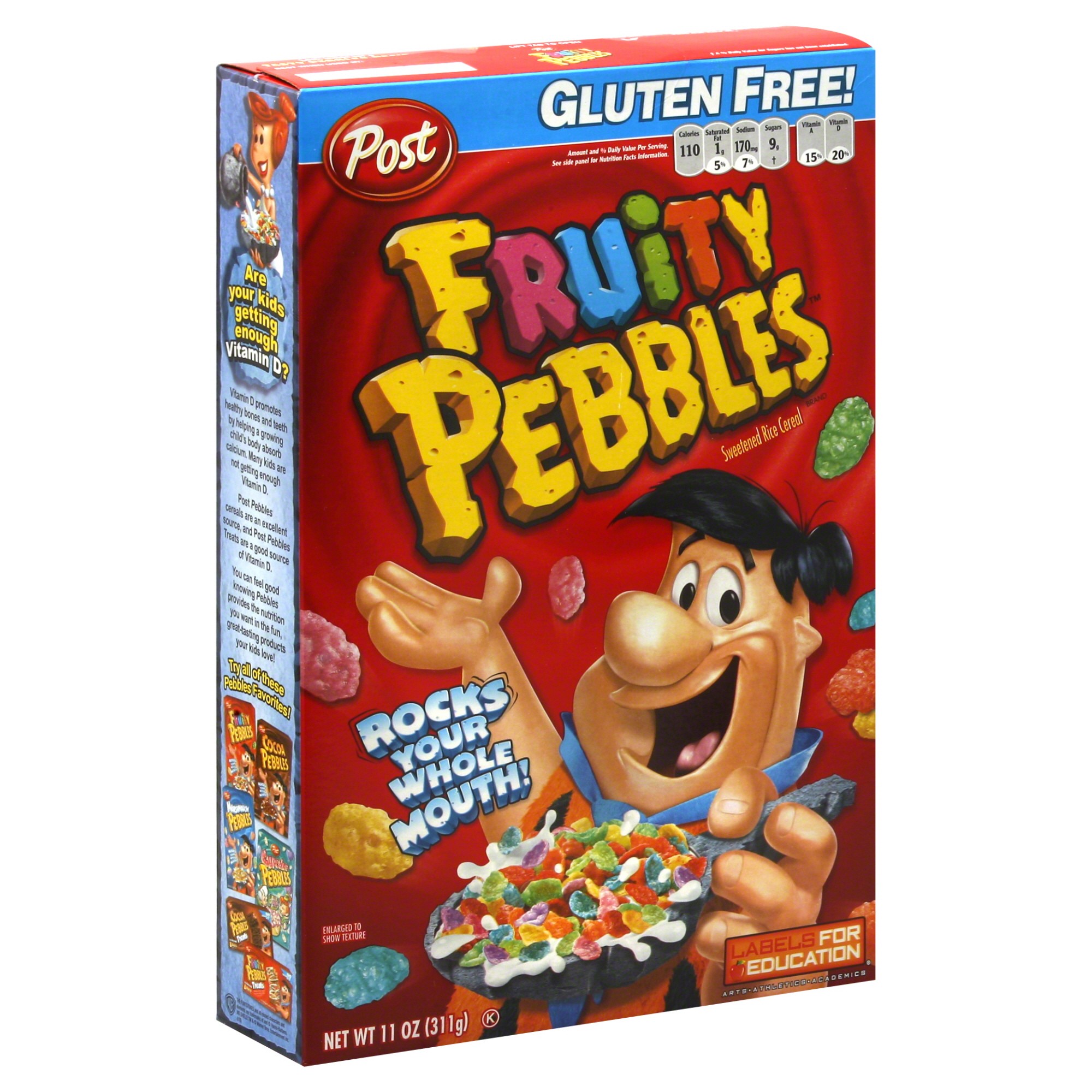 Order Fruity Pebbles Cereal - 11 oz food online from Rite Aid store, Redwood City on bringmethat.com