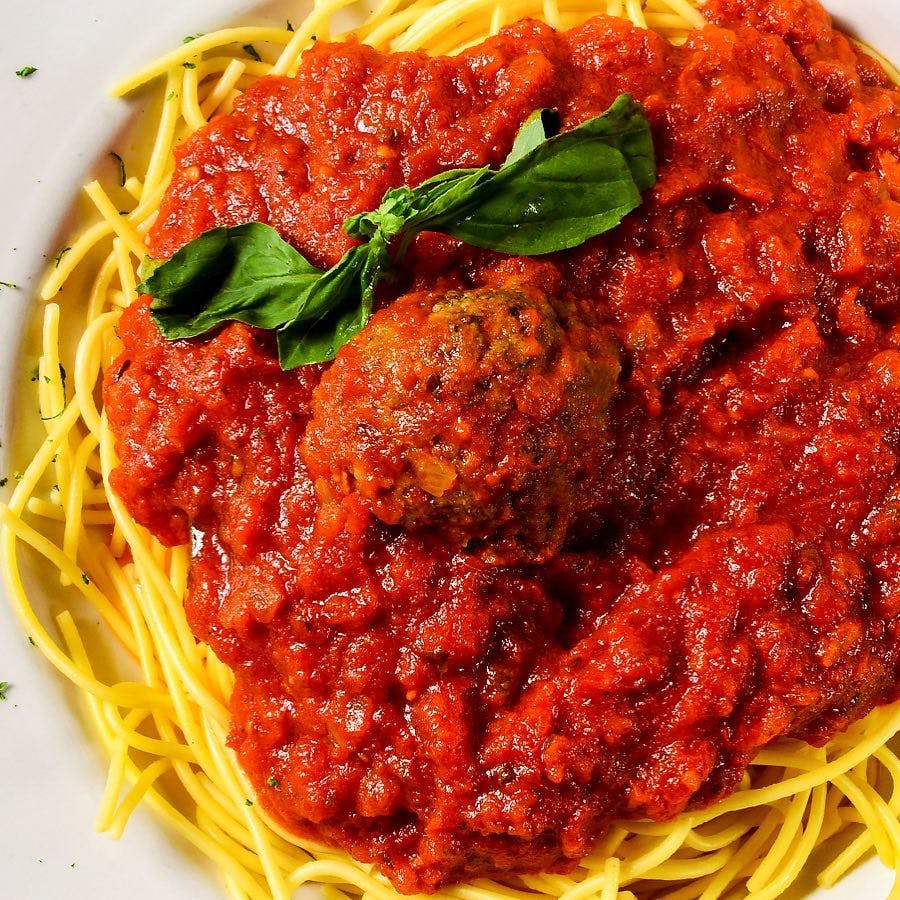 Order Spaghetti - Dinner food online from Mr G's Pizzeria & Wings store, Fairlawn on bringmethat.com