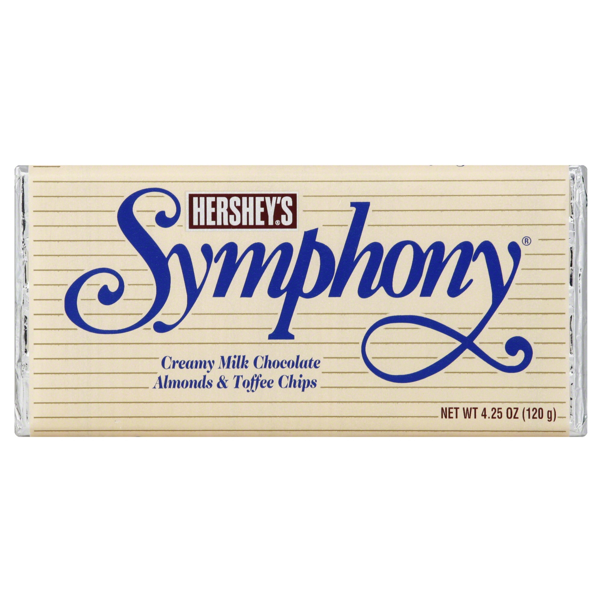 Order Symphony Milk Chocolate, Almonds & Toffee Chips - 4.25 oz food online from Rite Aid store, Cathedral City on bringmethat.com