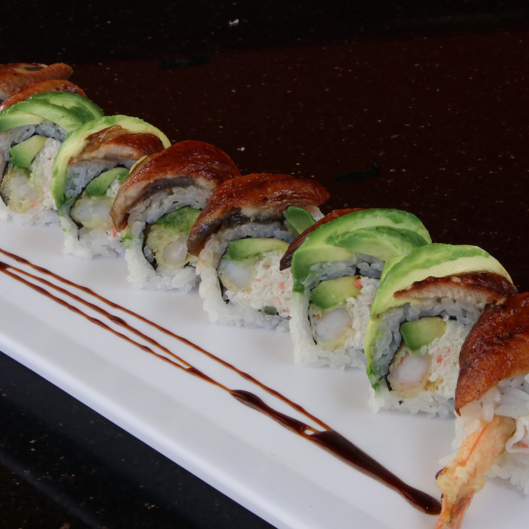Order Green Dragon Roll food online from Kyotori store, Garden Grove on bringmethat.com