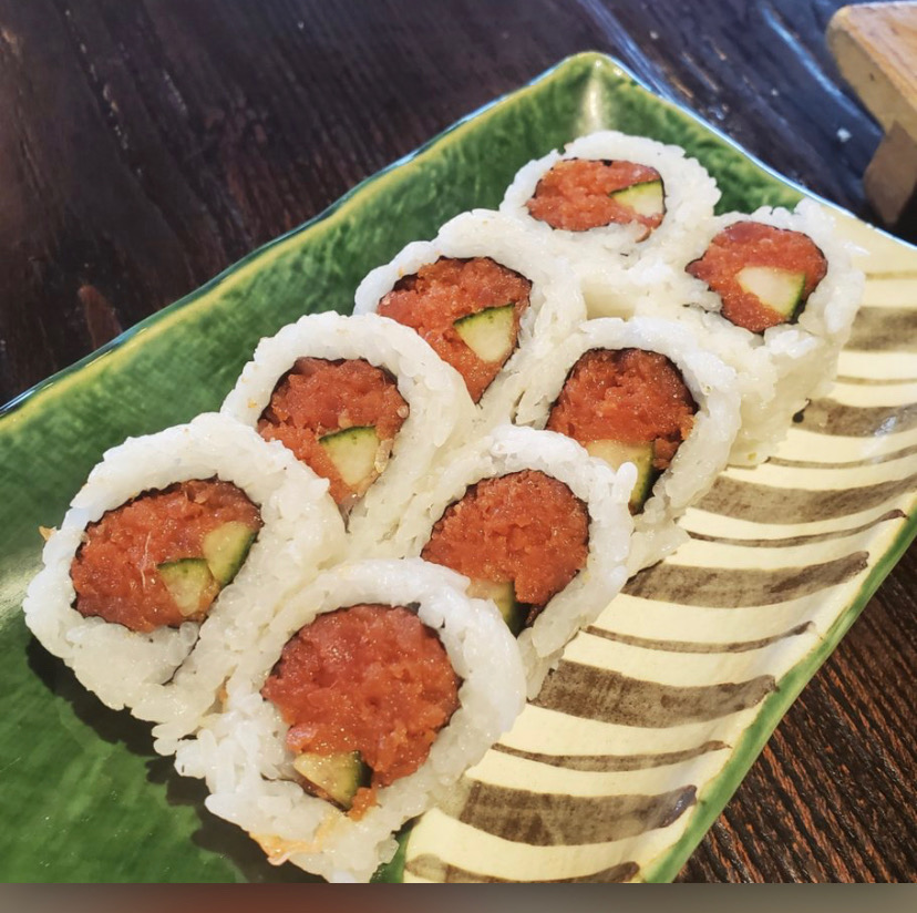 Order Spicy Tuna Roll food online from PB Sushi store, San Diego on bringmethat.com
