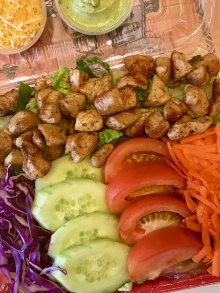 order online - House Salad w/ Chicken from Burger Bun on bringmethat.com