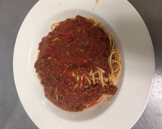 Order Pasta with Meat Sauce food online from Divano's Pizzeria store, Town of Garner on bringmethat.com