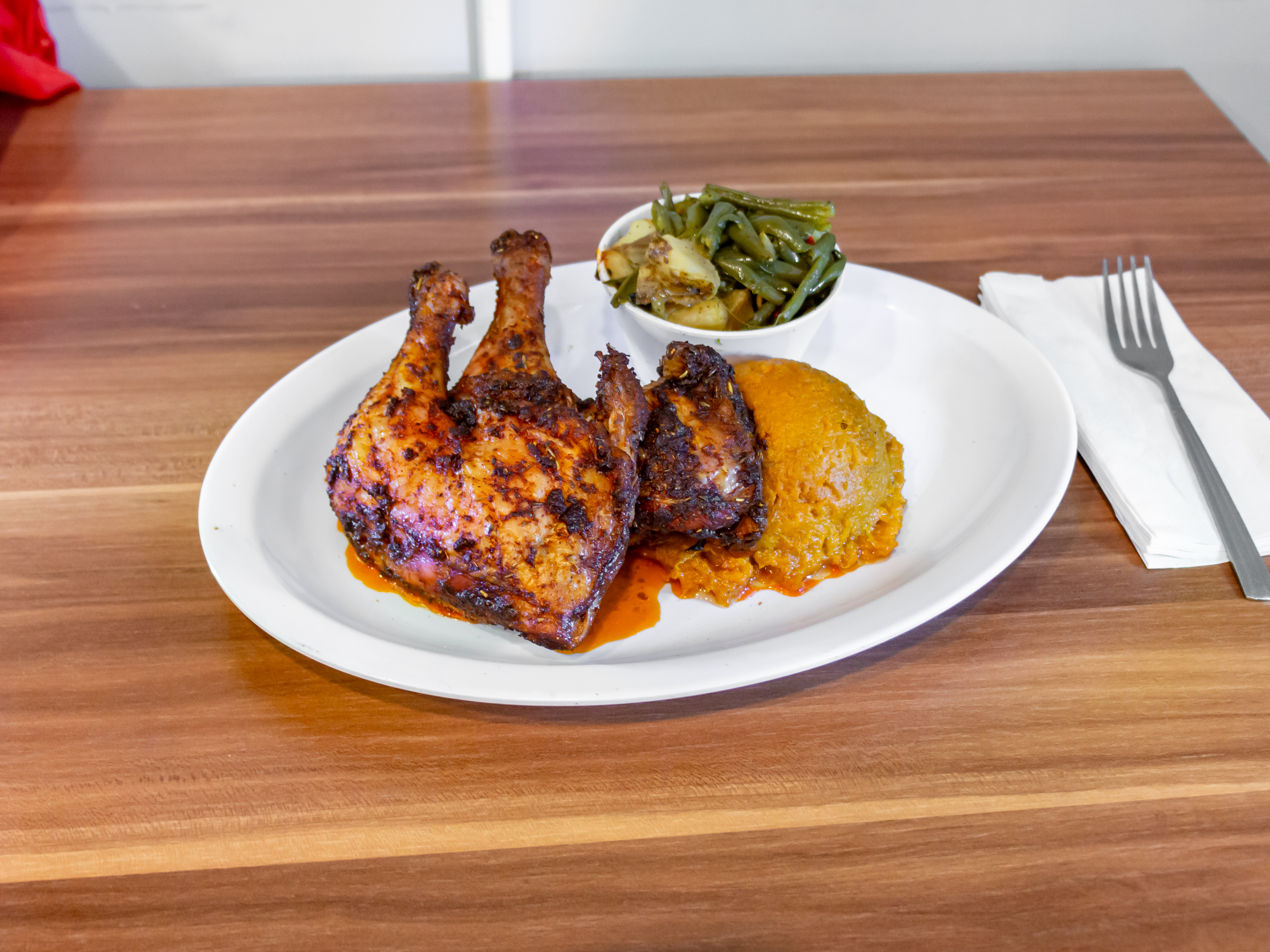 Order Roasted Chicken food online from Addie Loves Soulfood Cafe store, Washington on bringmethat.com