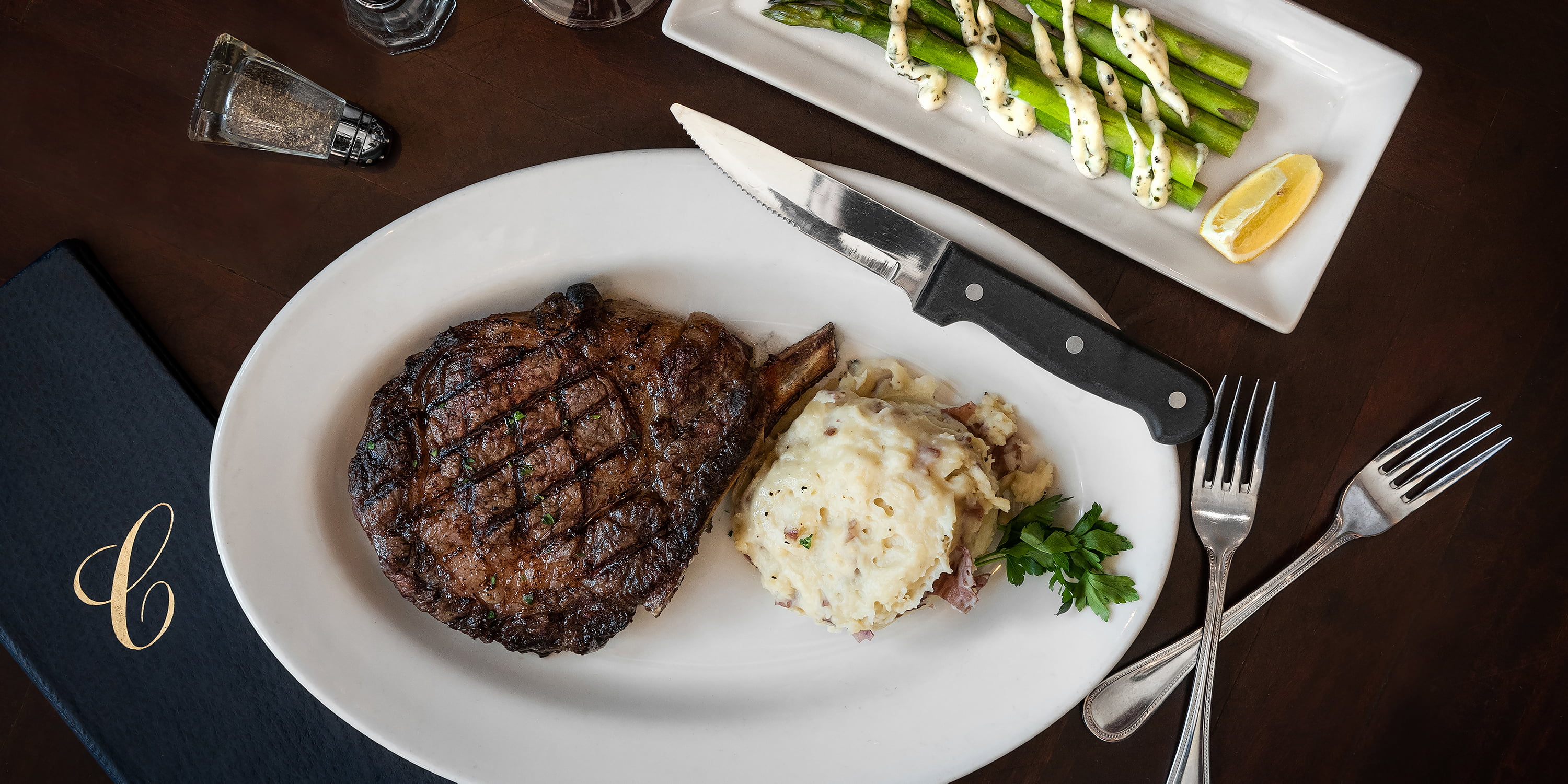 Order The Steak (Gluten-Free) food online from The Clubhouse store, Oak Brook on bringmethat.com