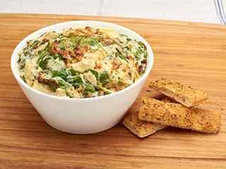 Order Spinach Artichoke Dip - Single food online from Sarpino's Pizzeria  store, Northbrook on bringmethat.com