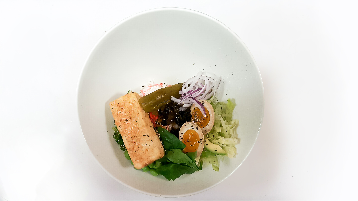 Order 8. Vegetarian Poke Bowl food online from Zen Ramen and Sushi Burrito store, Clemson on bringmethat.com