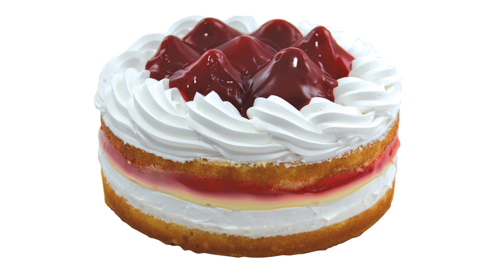 Order Strawberry Boston Crème Pie, 8 inch food online from Save Mart Supermarket store, Reno on bringmethat.com