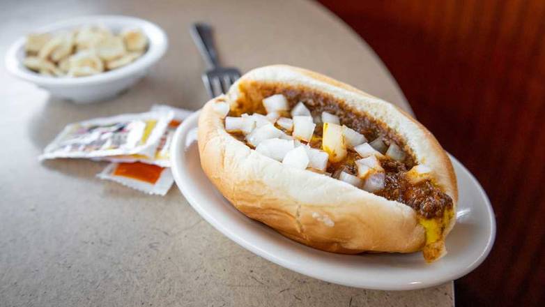 Order Regular Coney (Without Cheese) food online from Skyline Chili store, Dry Ridge on bringmethat.com