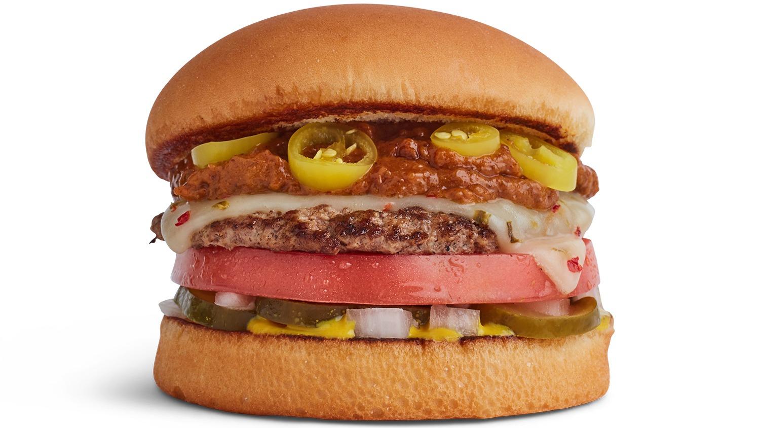 Order Caliente Burger food online from Original Tommy Hamburgers store, La Habra on bringmethat.com