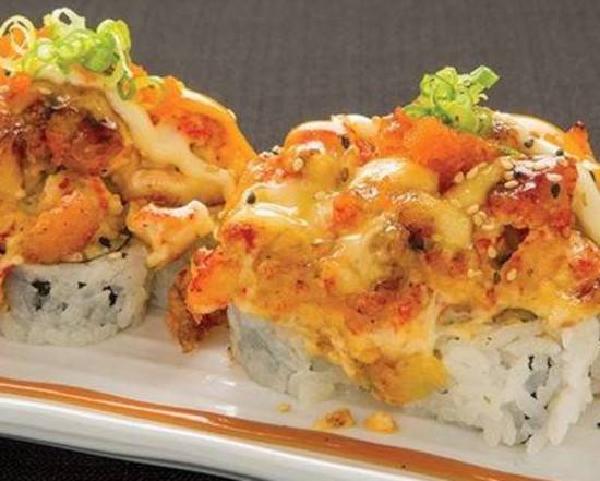 Order Baked Crawfish Roll food online from Sake 2 Me Sushi store, Tustin on bringmethat.com