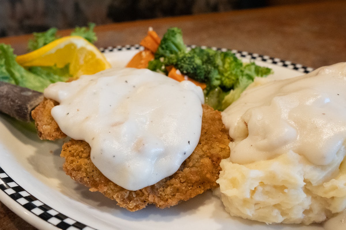 Order Bear Paw Chicken Fried Steak food online from Black Bear Diner store, Colorado Springs on bringmethat.com