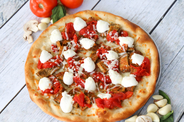 Order Eggplant Specialty Pizza food online from Vito's Gourmet Pizza store, Pompano Beach on bringmethat.com