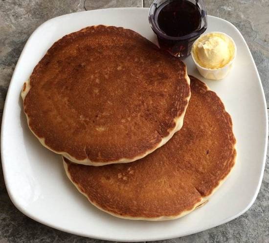 Order Short Stack Pancakes food online from Jimmy's Egg store, Bixby on bringmethat.com