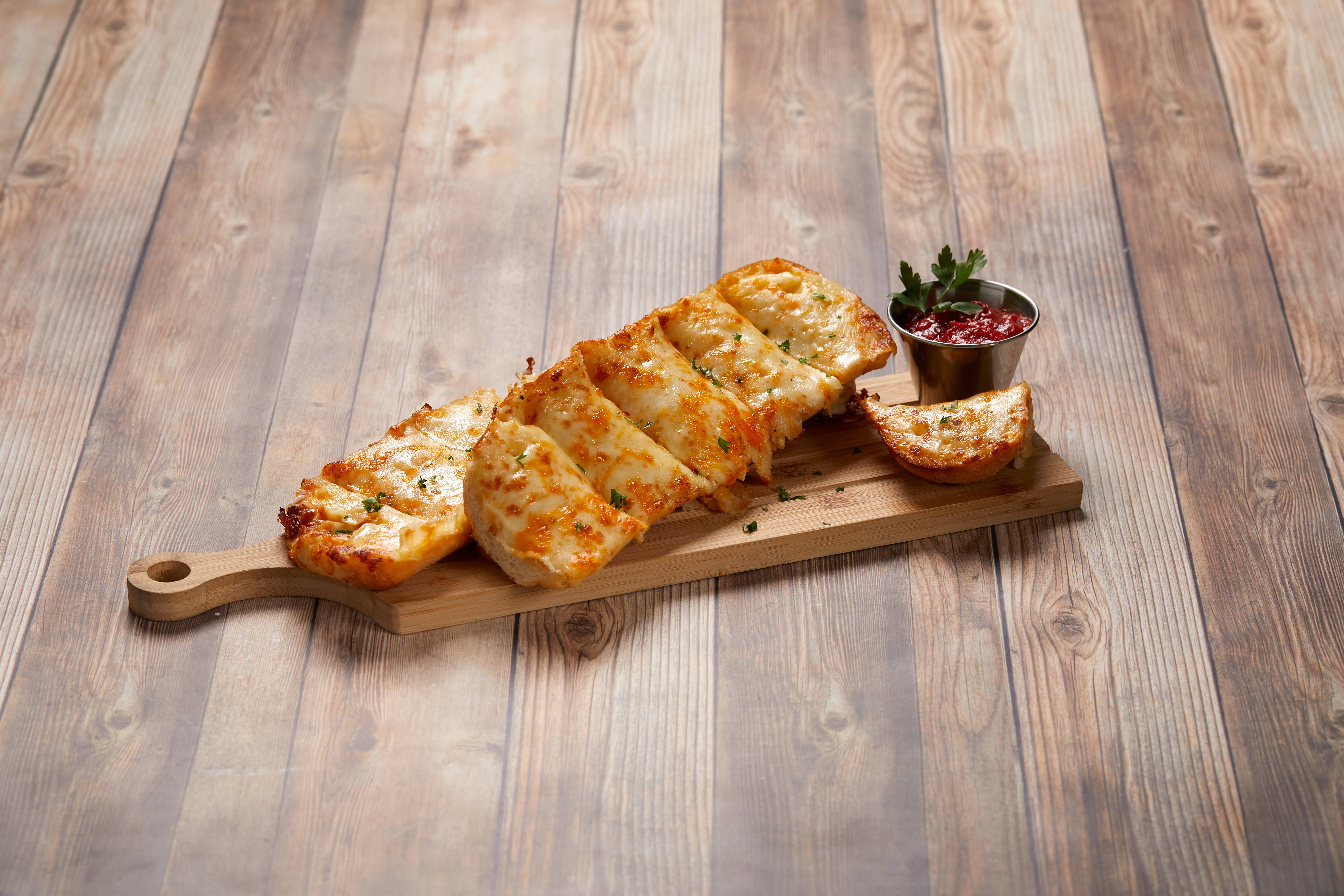 Order 8" Garlic Cheese Bread food online from Sorelli Pizza store, Mountlake Terrace on bringmethat.com