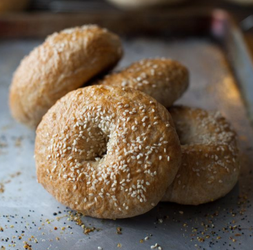 Order Honey Whole Wheat Bagel food online from Rich Bagels store, Sandy on bringmethat.com