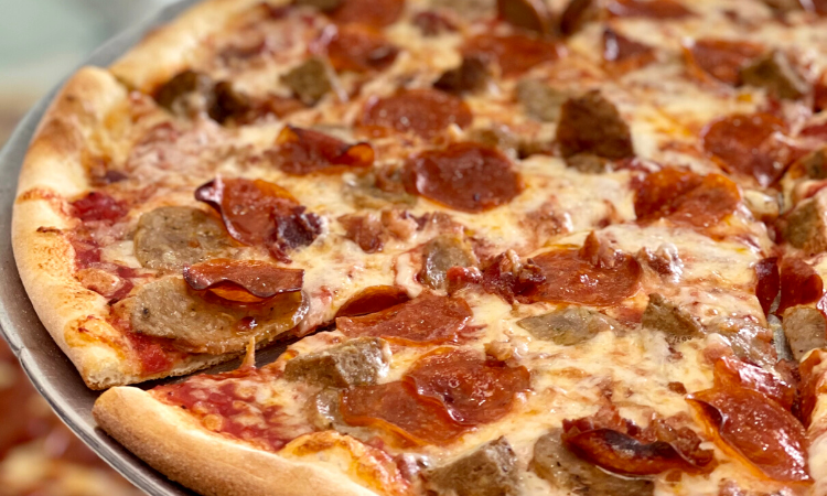 Order Meat Lovers Pie food online from Mike's Pizzeria store, Los Angeles on bringmethat.com