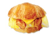 Order 86. Bacon, Egg & Cheese Croissant food online from Lee Sandwiches store, Gardena on bringmethat.com