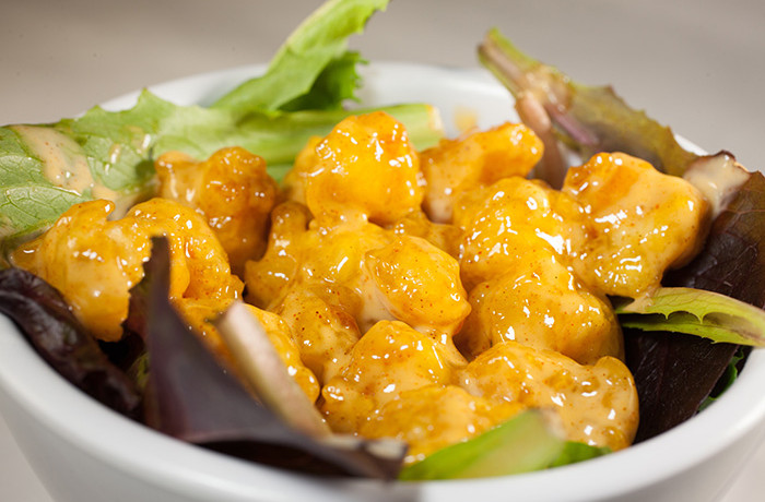 Order Honey Mango Shrimp food online from Sushi Osaka store, Ithaca on bringmethat.com