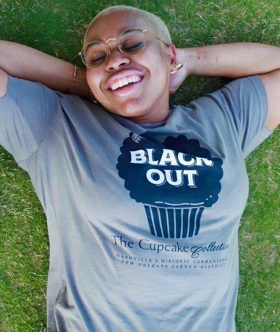 Order Blackout Shirt food online from Cupcake Collection store, Nashville on bringmethat.com