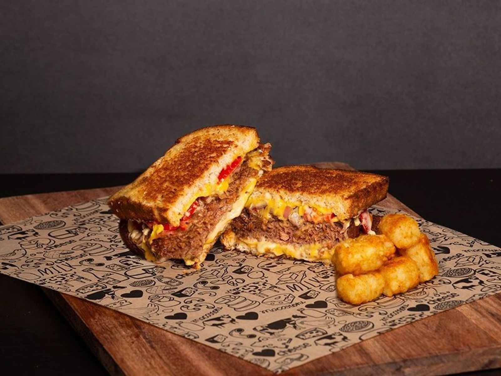Order Vegan Melt Grilled Cheese - Delivery food online from I Heart Mac & Cheese store, Tempe on bringmethat.com