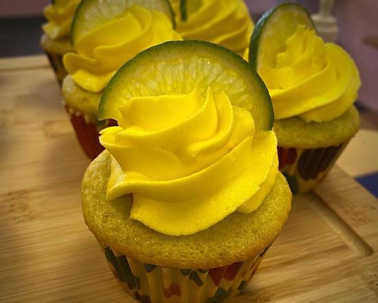 Order Lemon-Lime Cupcake (1 pc) food online from Pink Daisy Cakes store, Grand Rapids on bringmethat.com
