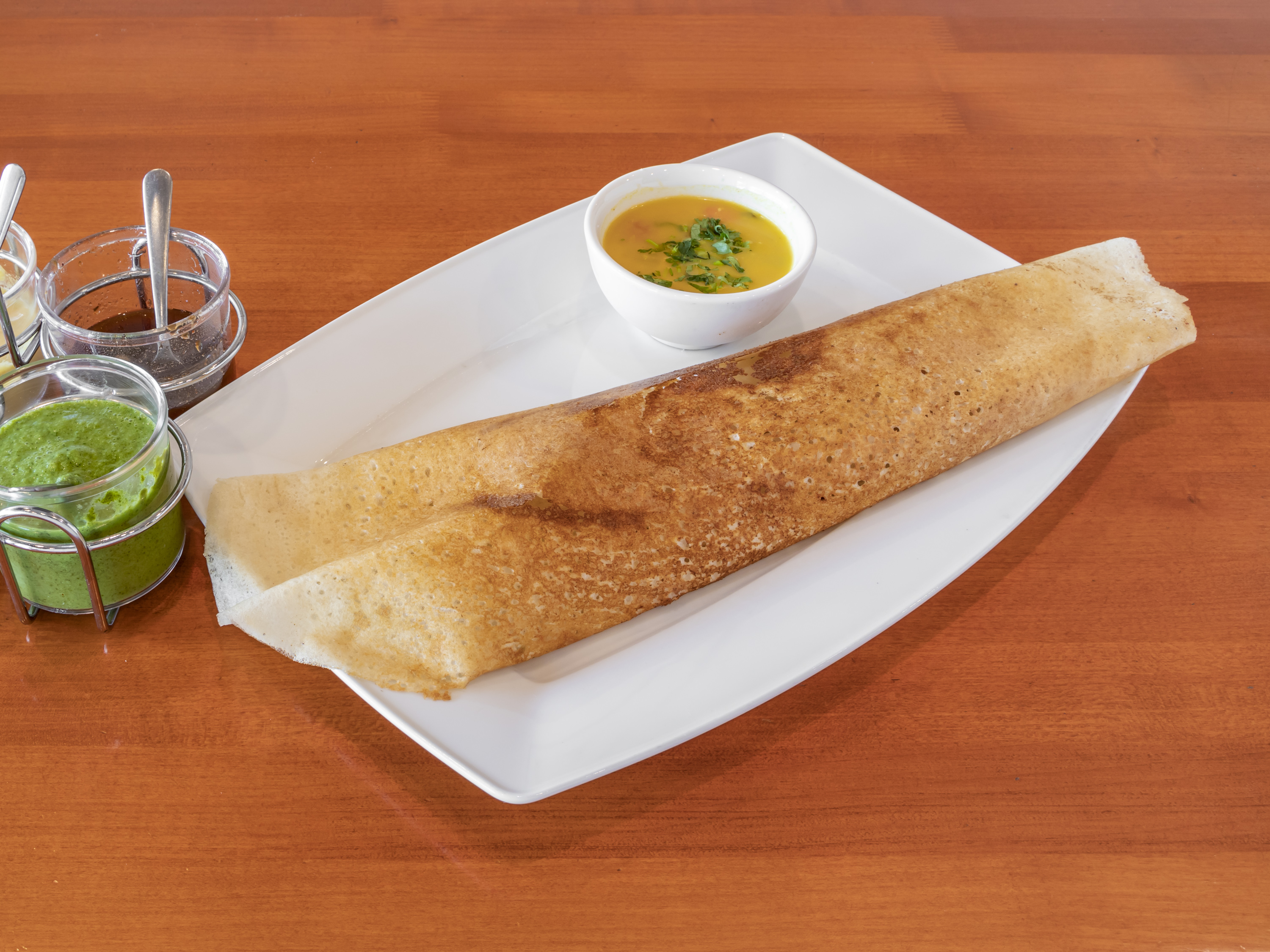 Order Masala Dosa food online from Masala Indian Cuisine store, Scottsdale on bringmethat.com