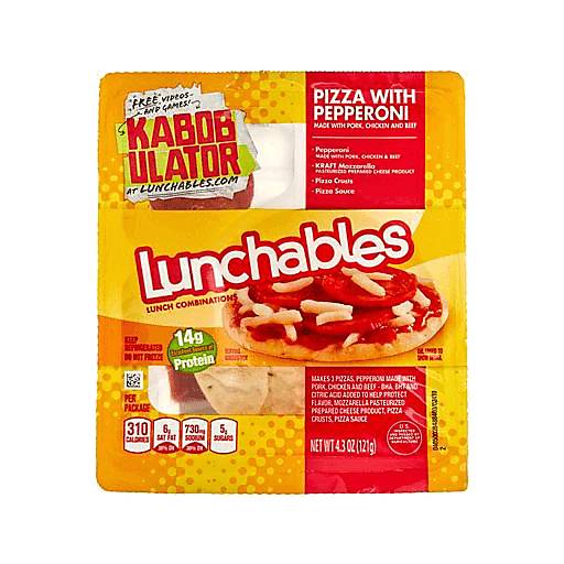 Order Lunchable Pizza with Pepperoni (4.3 OZ) 133895 food online from Bevmo! store, Chico on bringmethat.com
