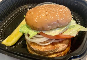 Order Turkey Burger food online from Cafe 50's (west la) store, Los Angeles on bringmethat.com