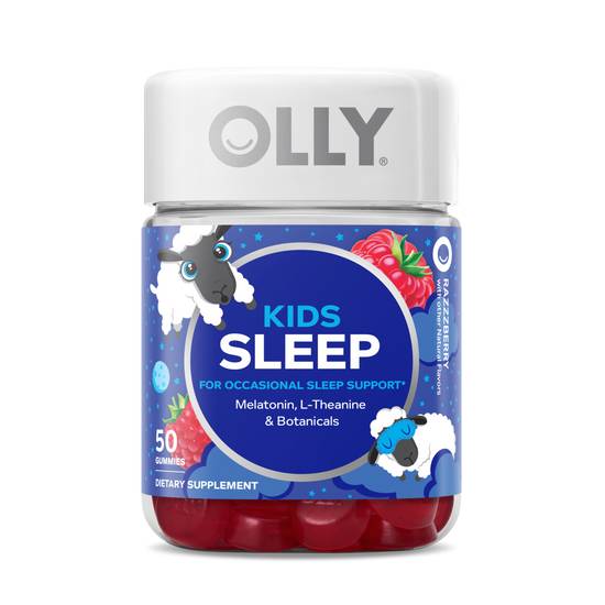 Order OLLY Kids Sleep Gummies Razzzberry (50 ct) food online from Rite Aid store, Palm Desert on bringmethat.com