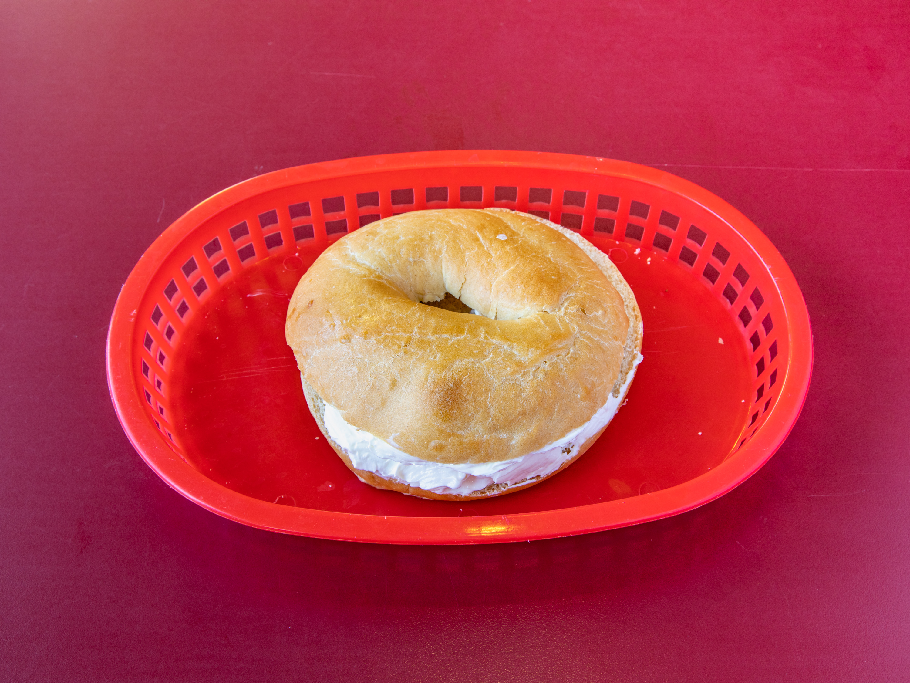 Order Bagel with Cream Cheese food online from Bosa Donuts store, Phoenix on bringmethat.com