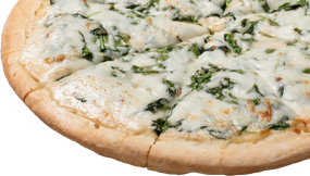 Order Large Spinach Clasico Pizza food online from Pizza Patron store, Houston on bringmethat.com