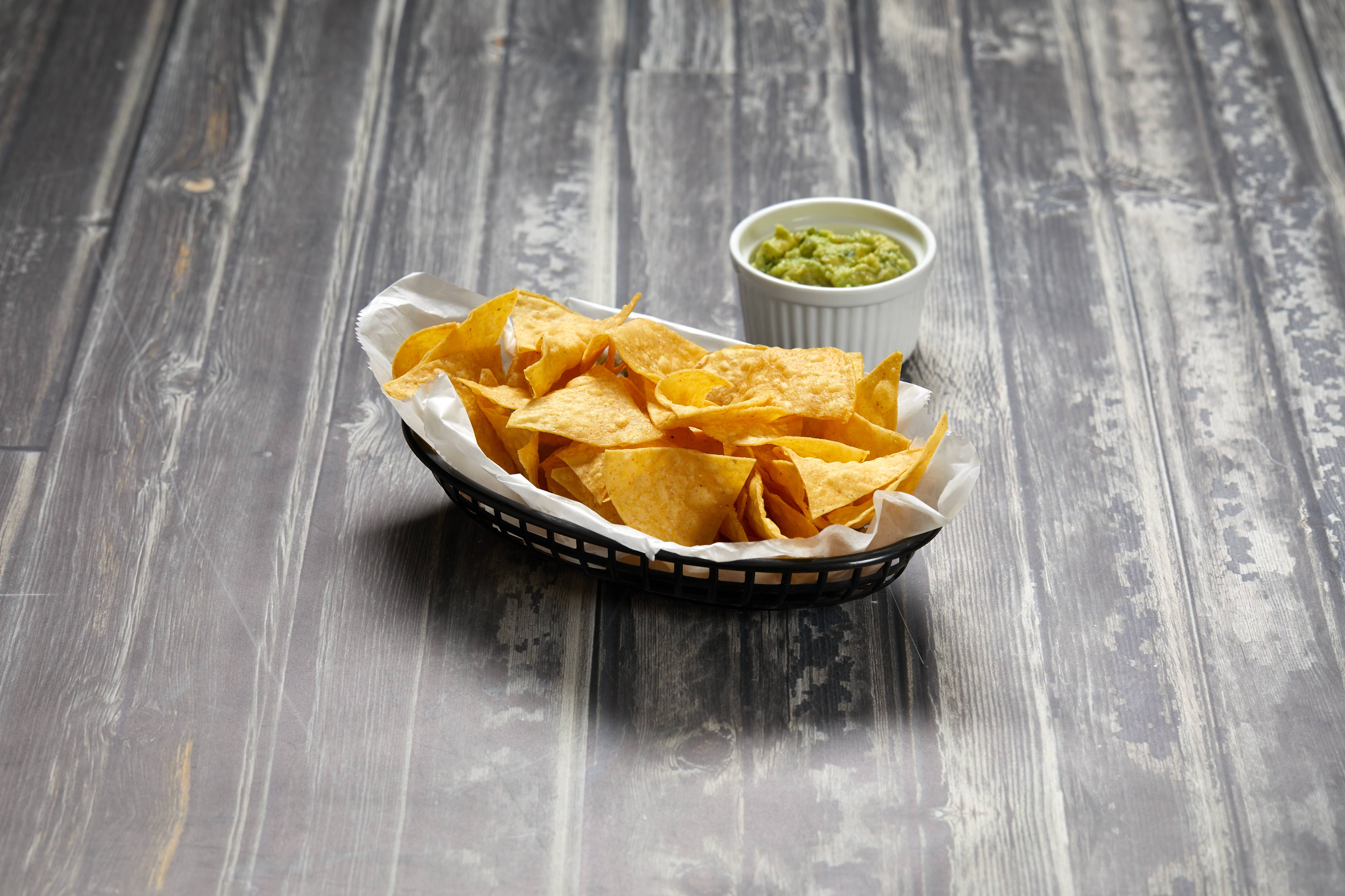 Order Chips with Guacamole food online from Oaxaca Pizzeria & Taqueria store, Bridgeport on bringmethat.com
