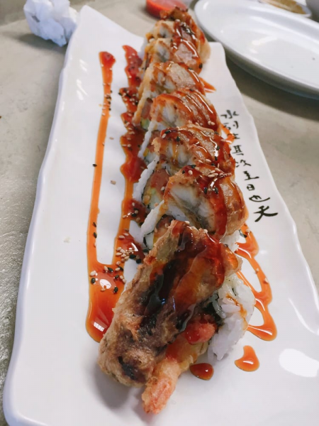 Order Rattle Snake Roll food online from Crave Sushi store, Sherman Oaks on bringmethat.com
