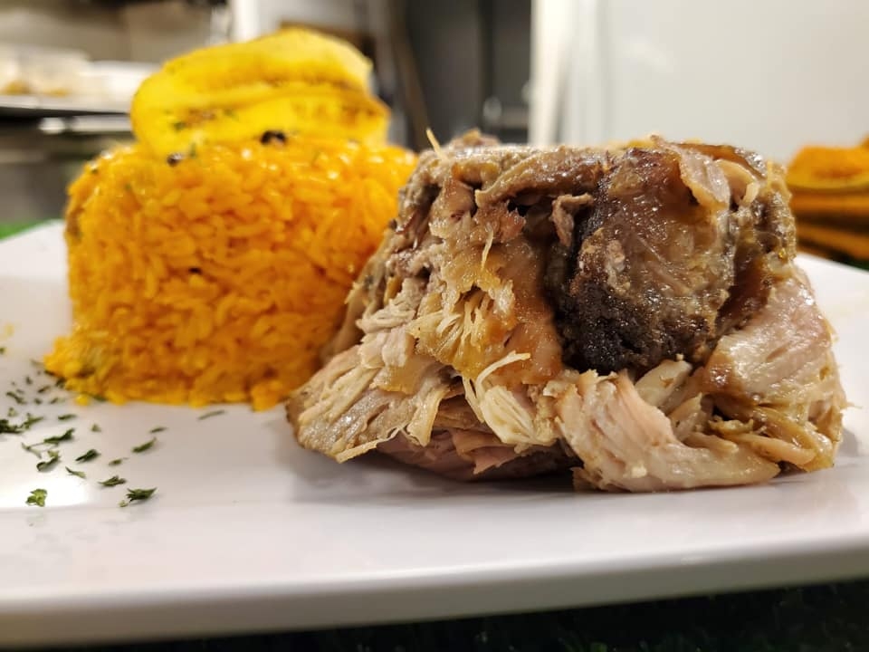 Order Pernil Solo food online from 787 Restaurant And Bar store, El Paso on bringmethat.com