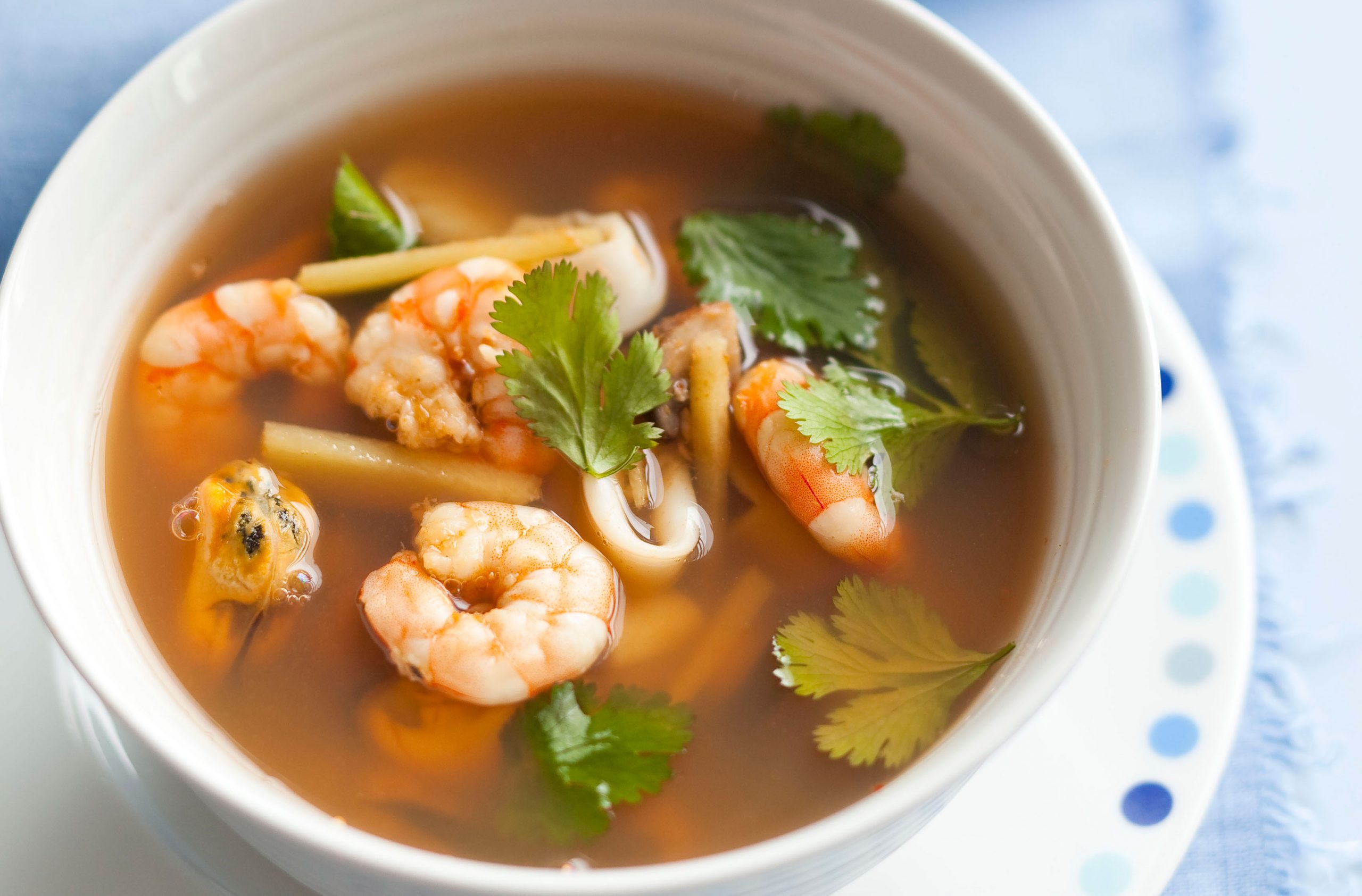 Order Large Seafood Soup food online from Kong Kitchen store, Atlanta on bringmethat.com