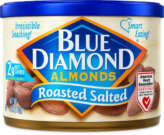 Order Blue Diamond Almonds Roasted Salted food online from Red Roof Market store, Lafollette on bringmethat.com