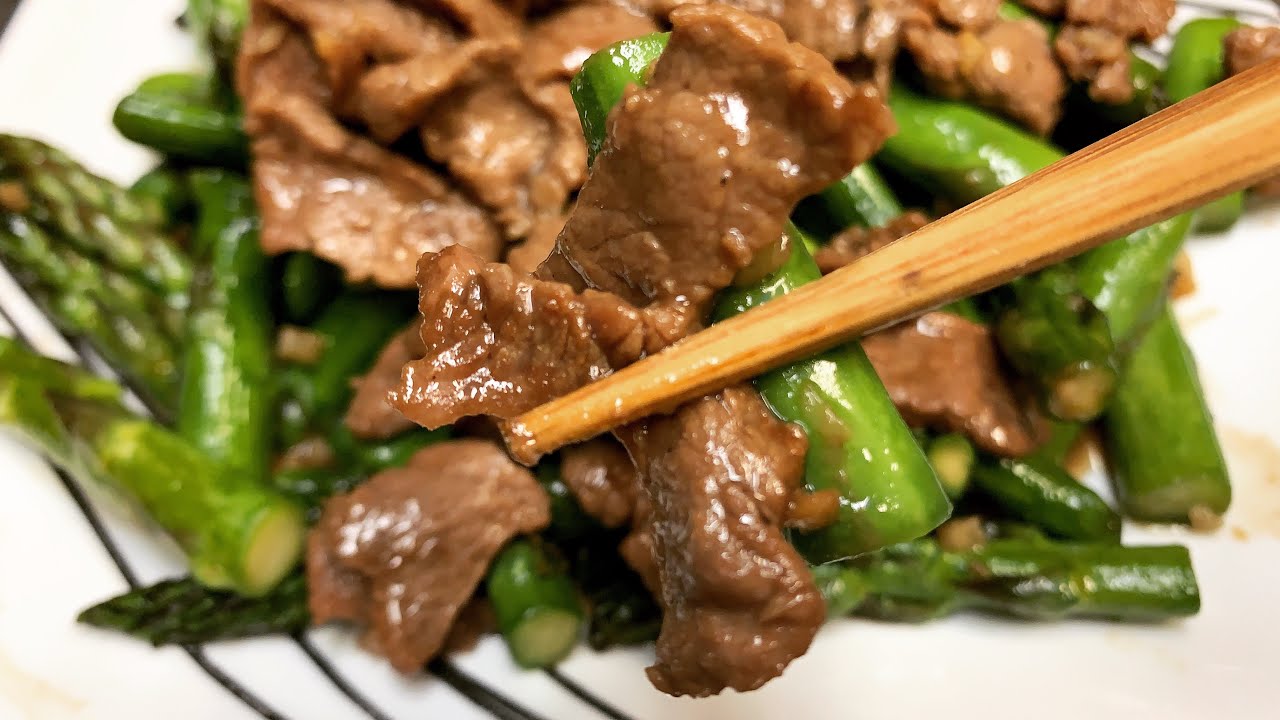 Order H02a. Asparagus with Beef food online from Wok Station store, San Francisco on bringmethat.com