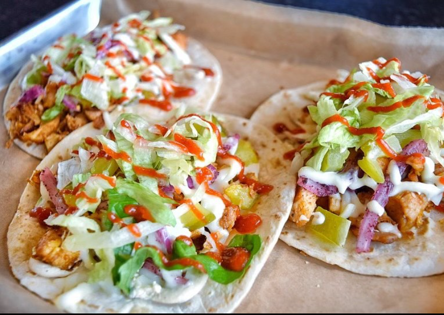 Order Chicken Shawarma Tacos food online from Gyros By Ali store, Tulsa on bringmethat.com