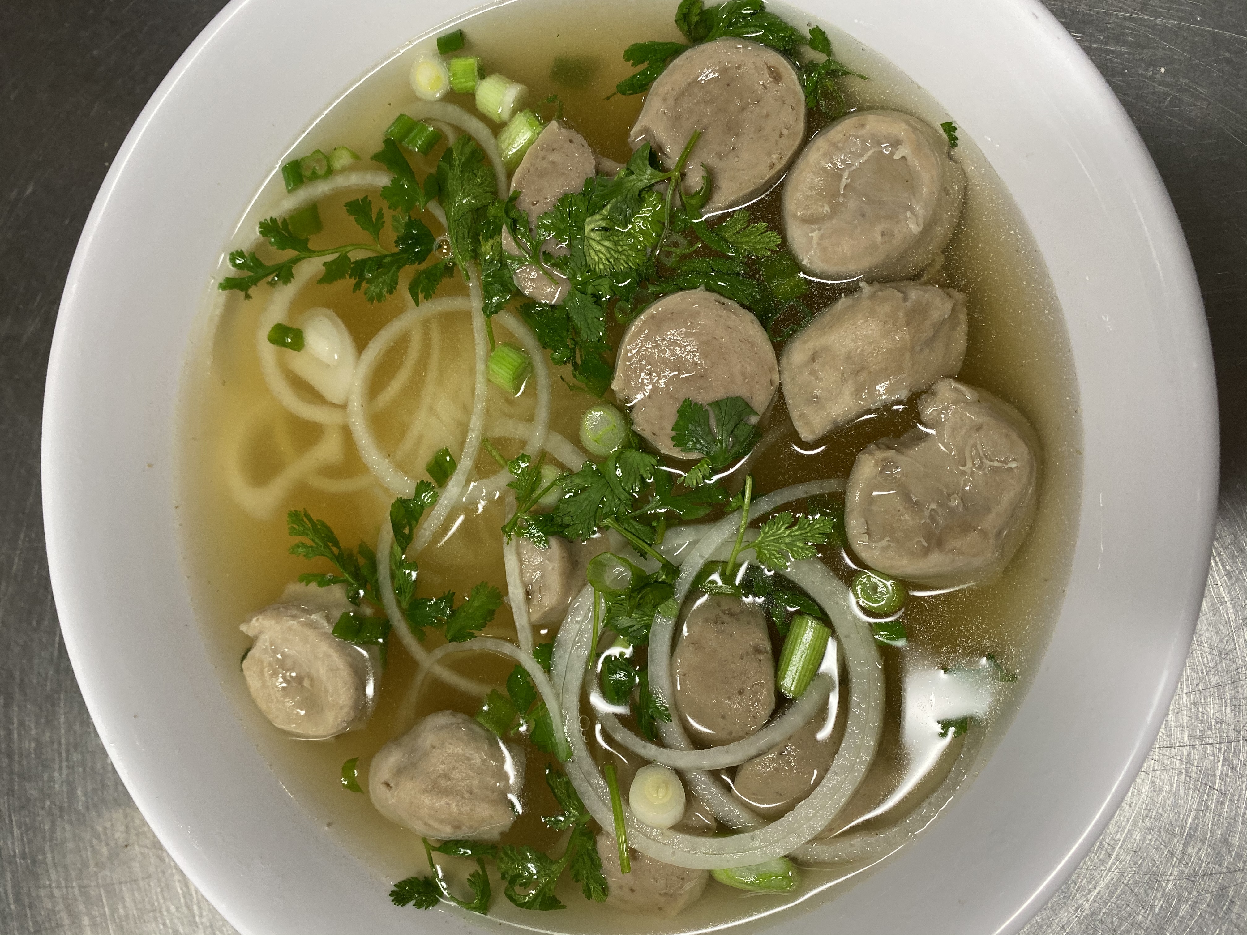 Order Pho Bo Vien (beef ball) food online from Cajun Seafood House store, Los Angeles on bringmethat.com