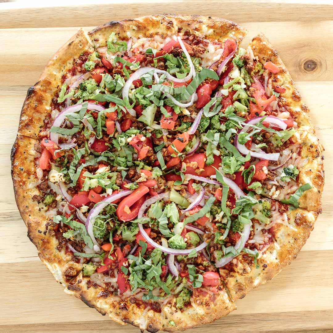 Order The Vegan Pizza food online from Pizza Studio store, Compton on bringmethat.com