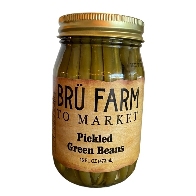 Order Green Beans, Pickled (16oz) food online from Bru Grill & Market store, Lake Forest on bringmethat.com