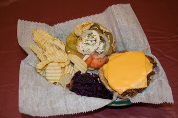 Order L5 - The Viggie Z Burger food online from The Veg Head store, Loveland on bringmethat.com