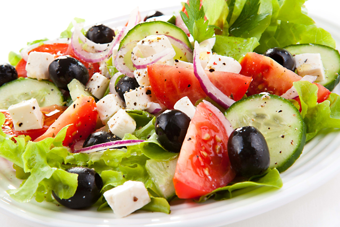 Order Greek Salad food online from Niforos Corner store, Long Island City on bringmethat.com