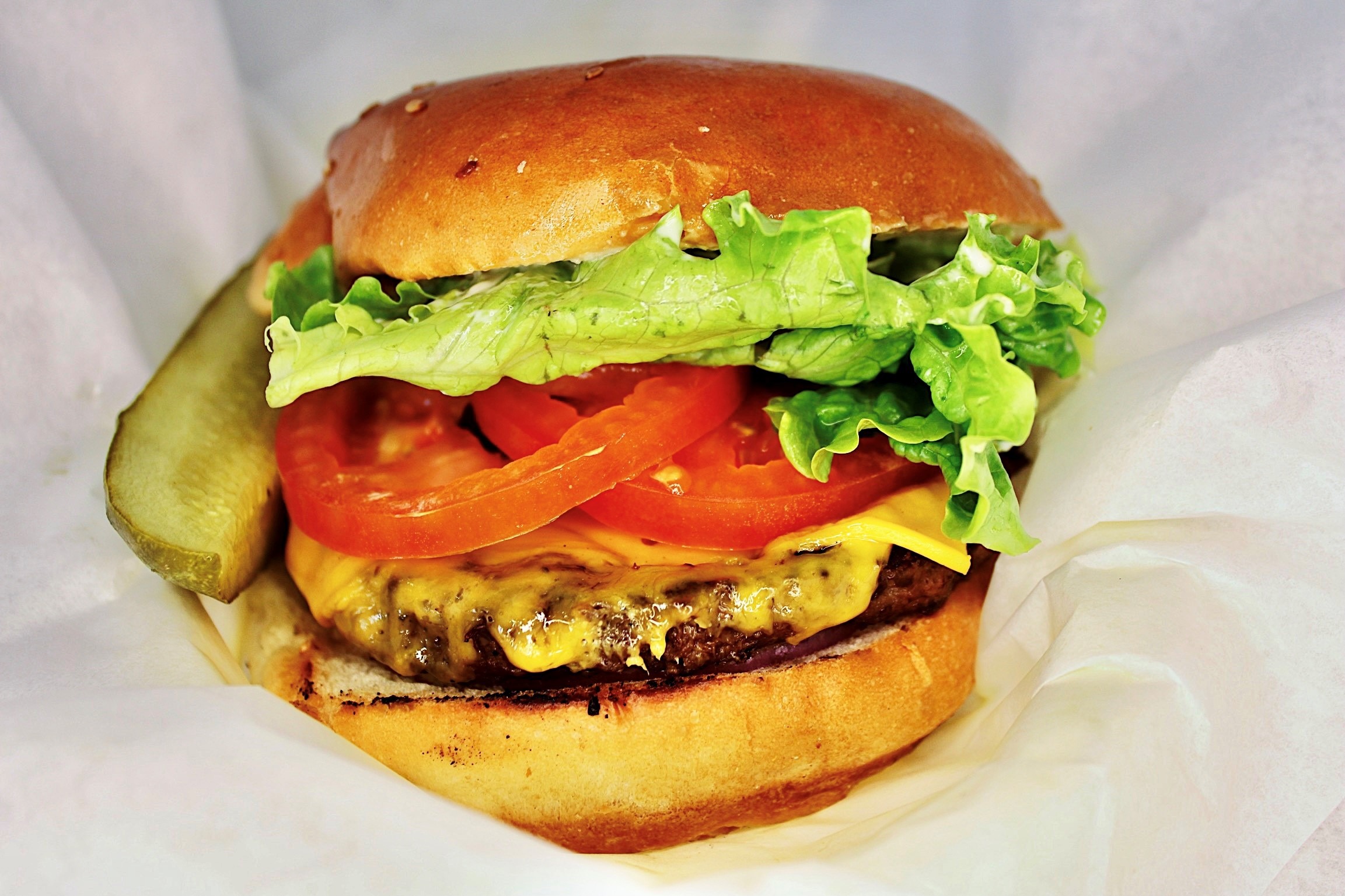 Order Classic Cheese Burger food online from Pismo Beach Location -Splash Cafe store, Pismo Beach on bringmethat.com