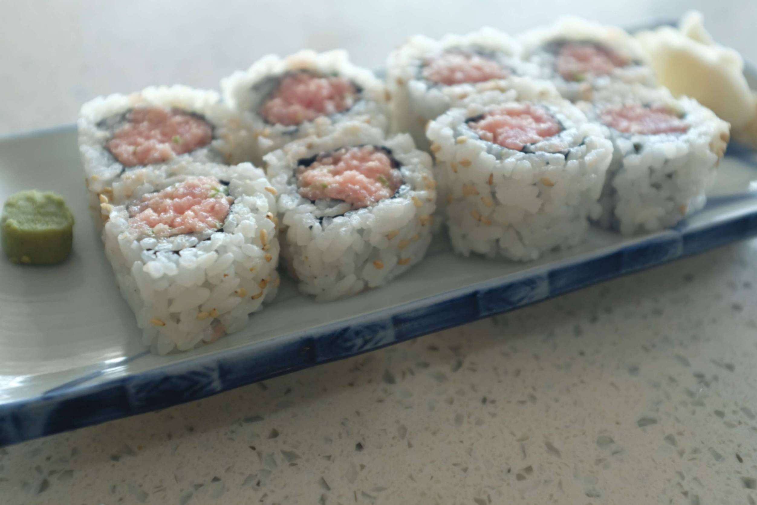 Order Spicy Tuna Roll food online from Mayflower Japanese Restaurant store, Newark on bringmethat.com