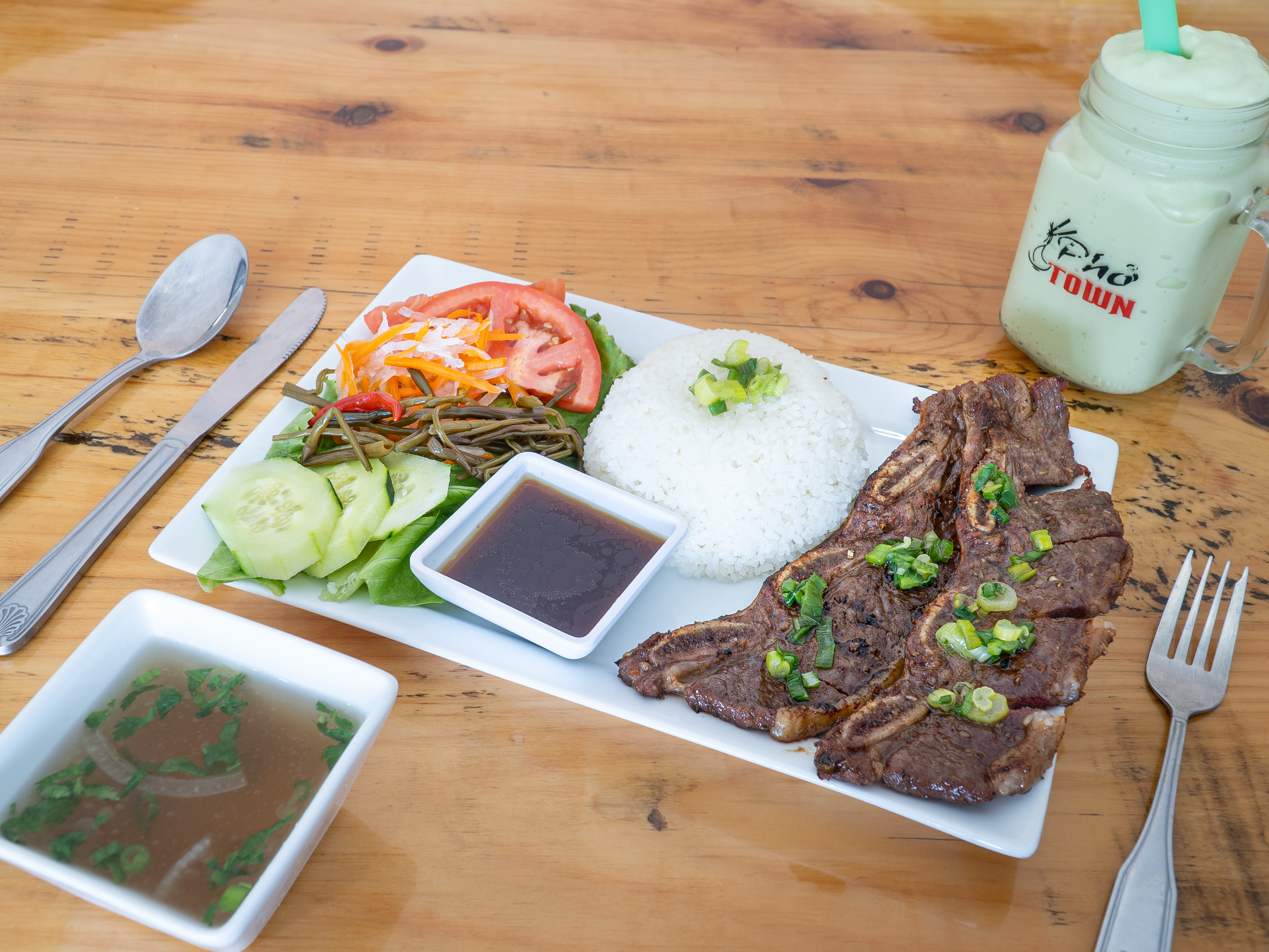 Order Korean BBQ with Rice food online from Pho Town store, McDonough on bringmethat.com