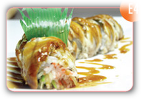 Order Rainbow Dragon Roll food online from Sakura Nami store, Clarendon Hills on bringmethat.com
