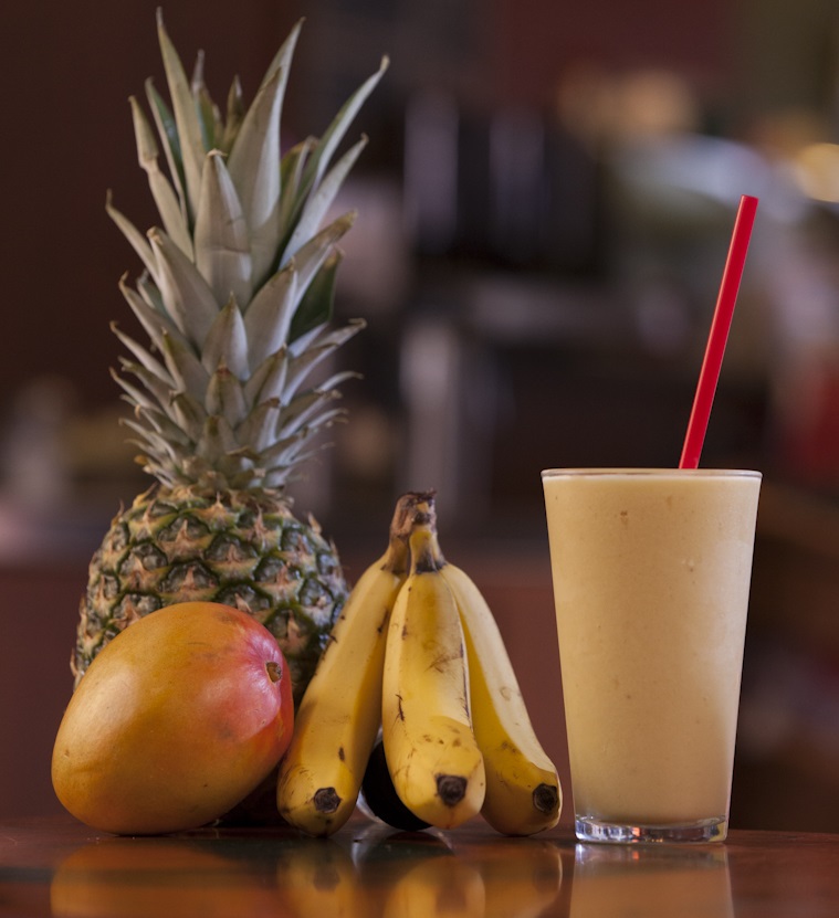 Order Mango Banana Smoothie food online from Port City Java store, Wilmington on bringmethat.com